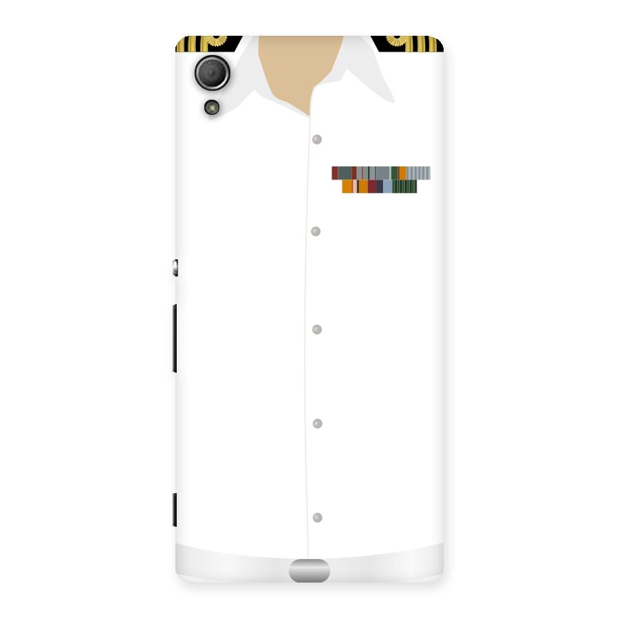 Navy Uniform Back Case for Xperia Z3 Plus