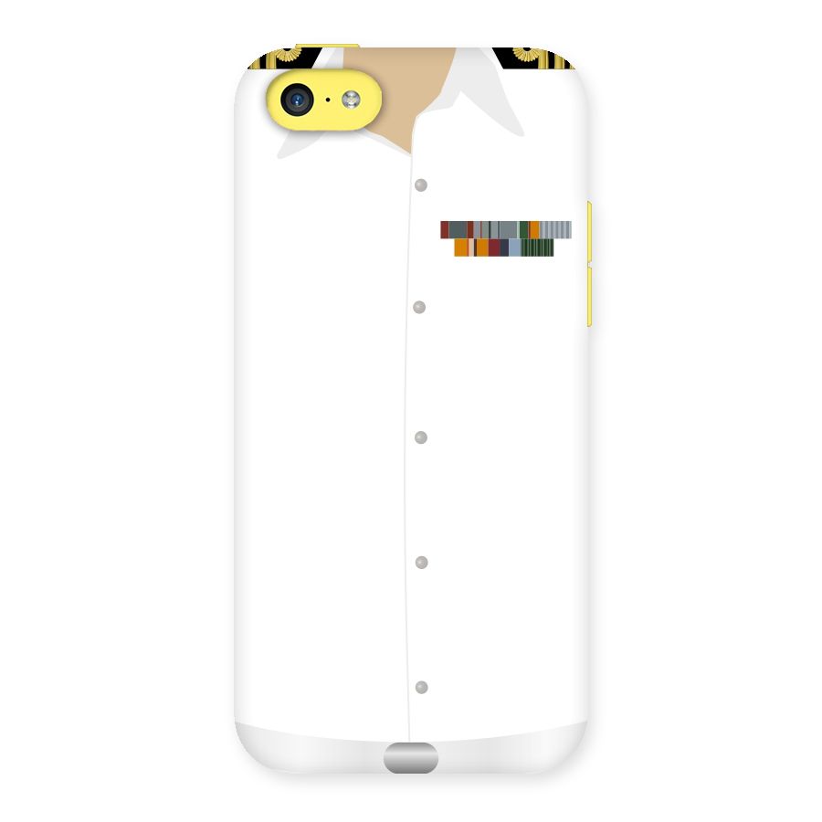 Navy Uniform Back Case for iPhone 5C