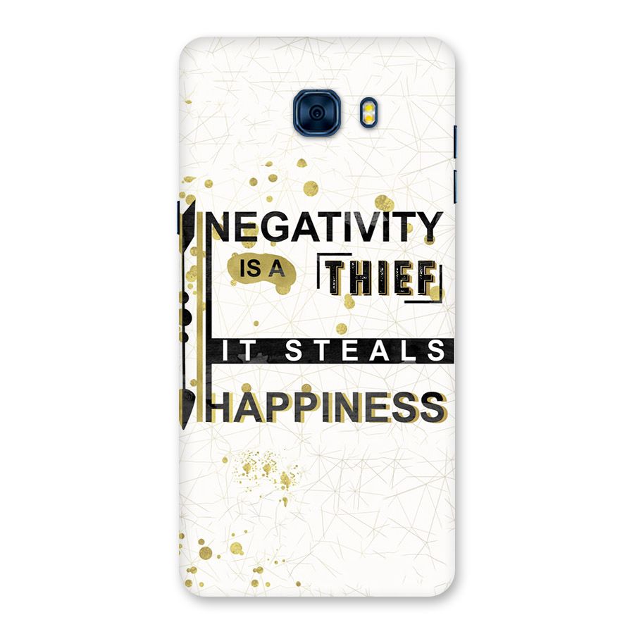 Negativity Thief Back Case for Galaxy C7 Pro