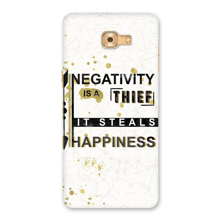 Negativity Thief Back Case for Galaxy C9 Pro