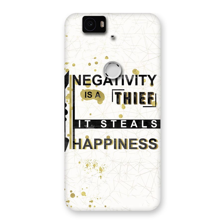 Negativity Thief Back Case for Google Nexus-6P