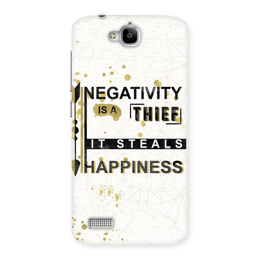 Negativity Thief Back Case for Honor Holly