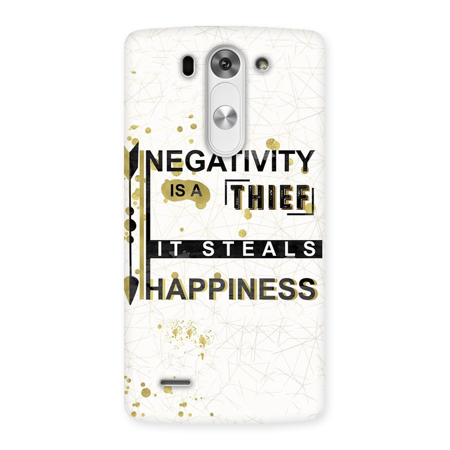 Negativity Thief Back Case for LG G3 Beat