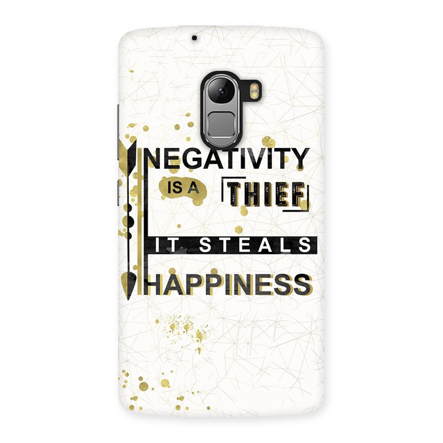 Negativity Thief Back Case for Lenovo K4 Note