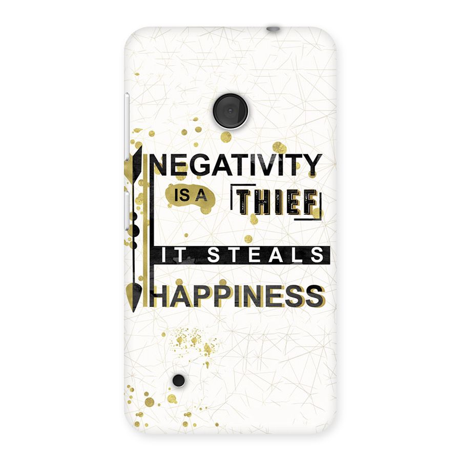 Negativity Thief Back Case for Lumia 530