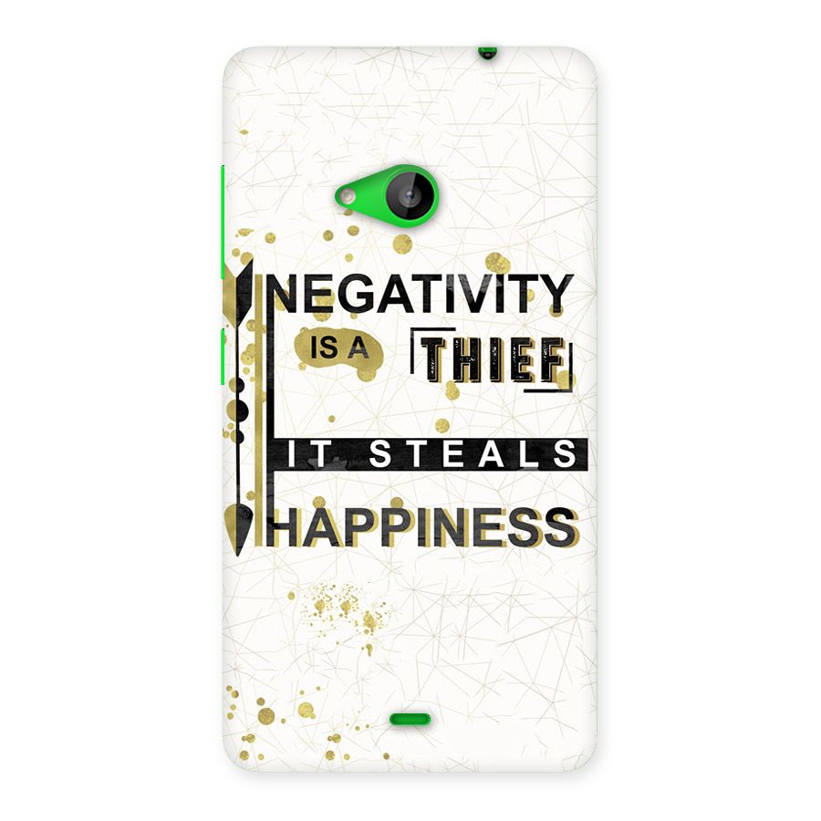 Negativity Thief Back Case for Lumia 535