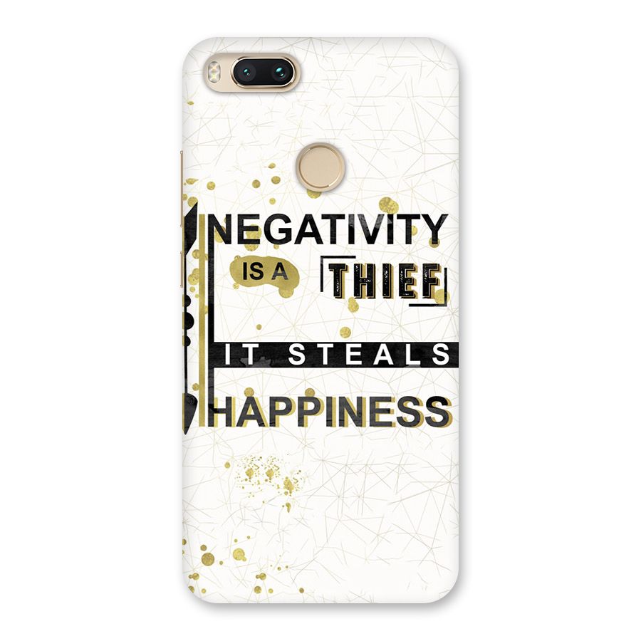 Negativity Thief Back Case for Mi A1