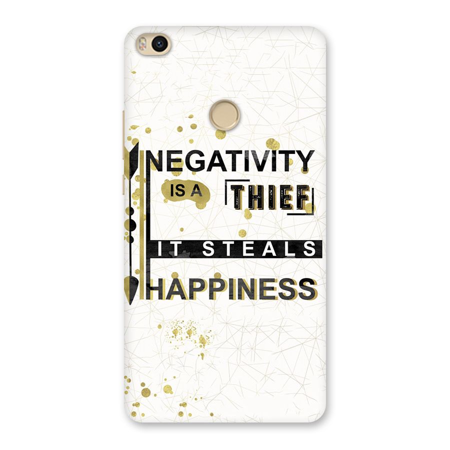 Negativity Thief Back Case for Mi Max 2