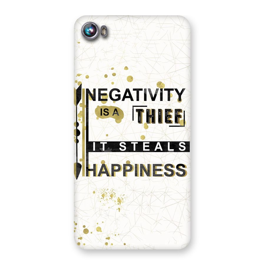 Negativity Thief Back Case for Micromax Canvas Fire 4 A107