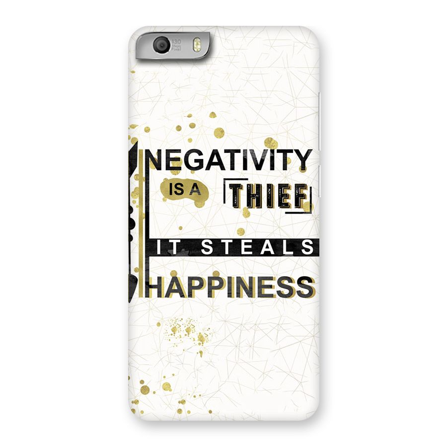 Negativity Thief Back Case for Micromax Canvas Knight 2