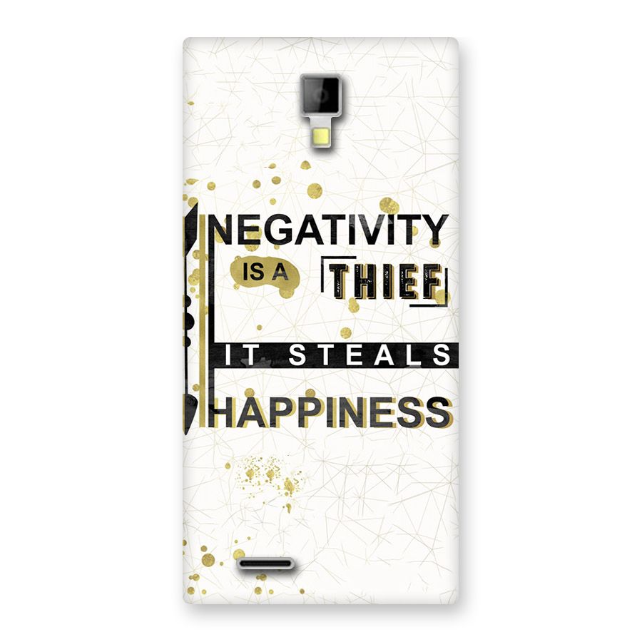 Negativity Thief Back Case for Micromax Canvas Xpress A99