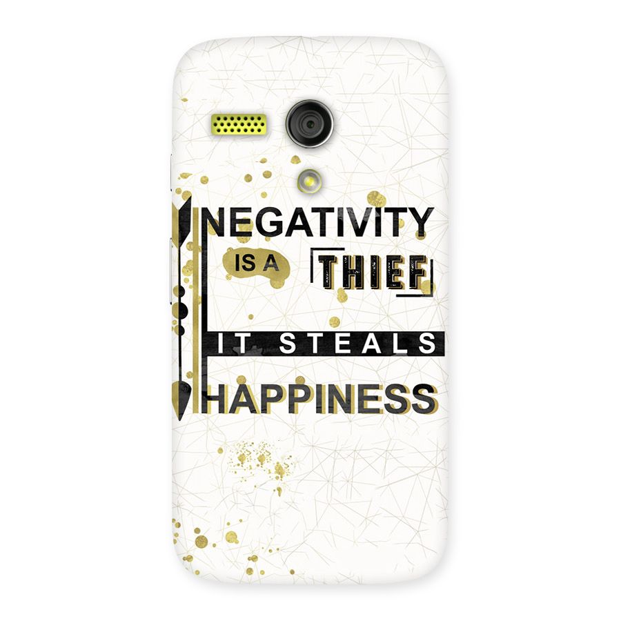 Negativity Thief Back Case for Moto G