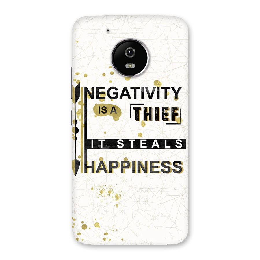 Negativity Thief Back Case for Moto G5