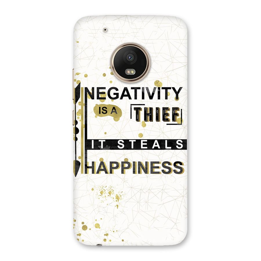 Negativity Thief Back Case for Moto G5 Plus