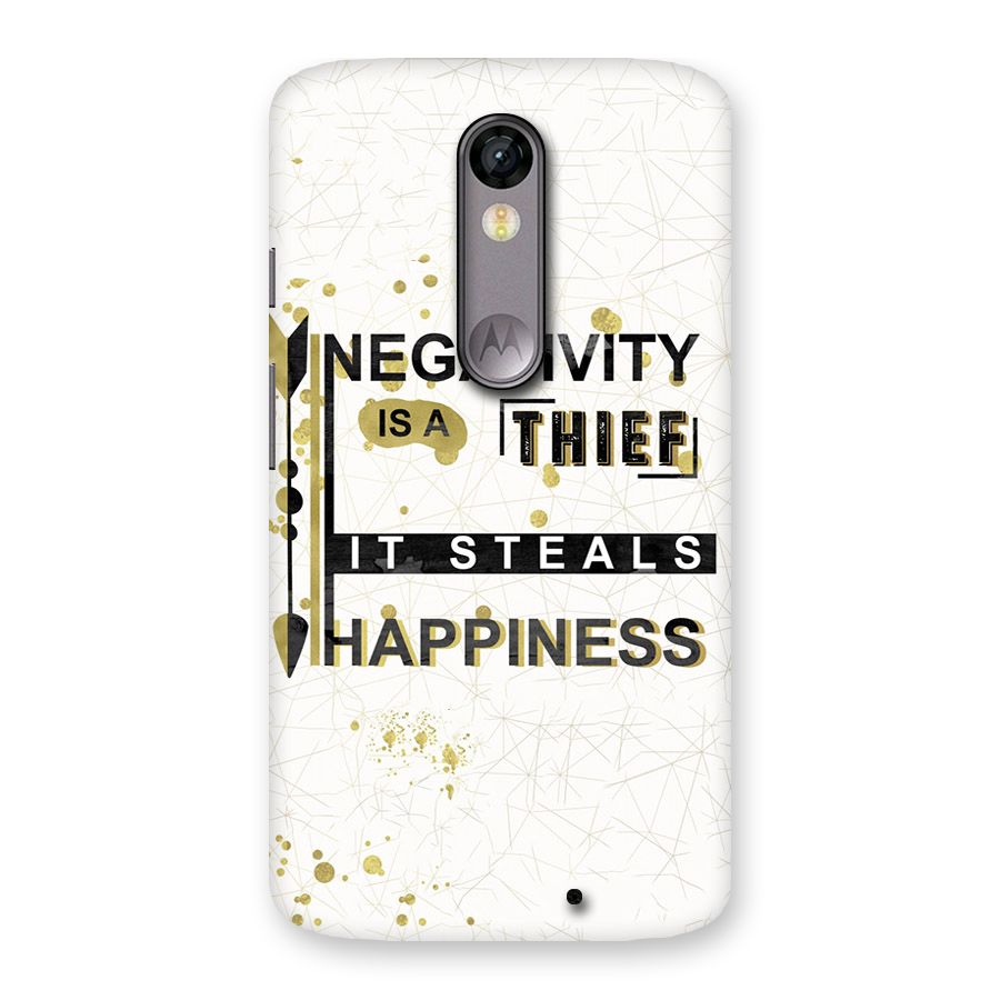 Negativity Thief Back Case for Moto X Force