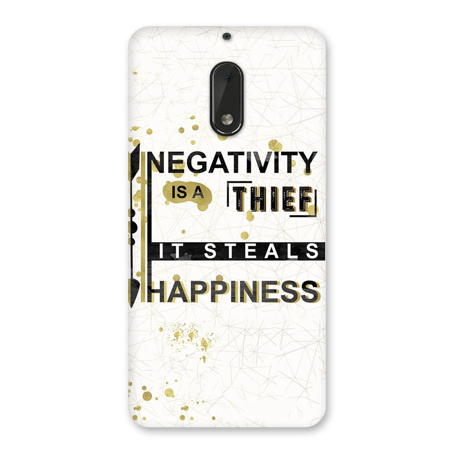 Negativity Thief Back Case for Nokia 6