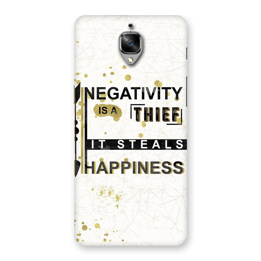 Negativity Thief Back Case for OnePlus 3T