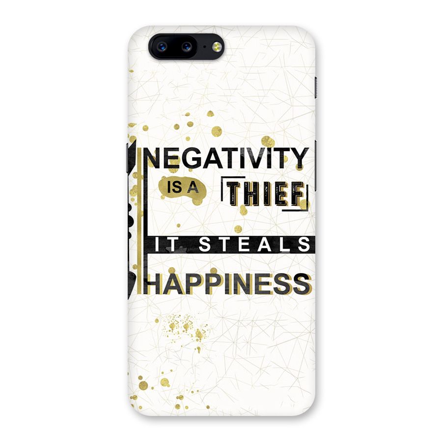 Negativity Thief Back Case for OnePlus 5