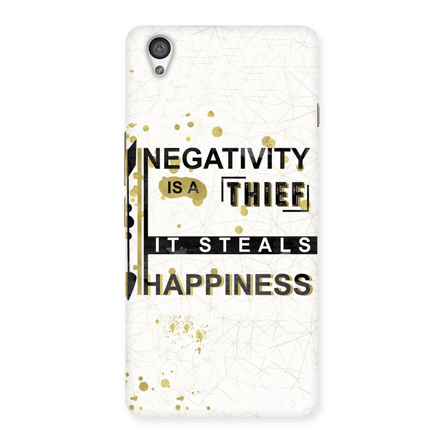 Negativity Thief Back Case for OnePlus X