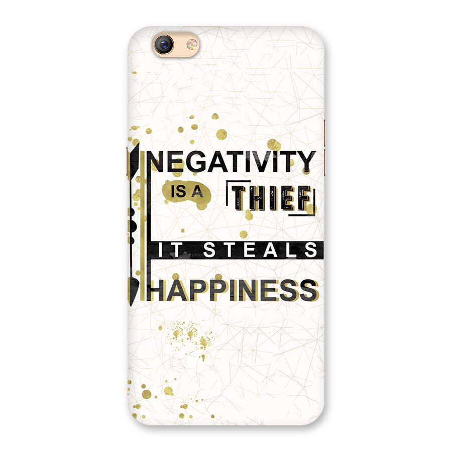 Negativity Thief Back Case for Oppo F3 Plus