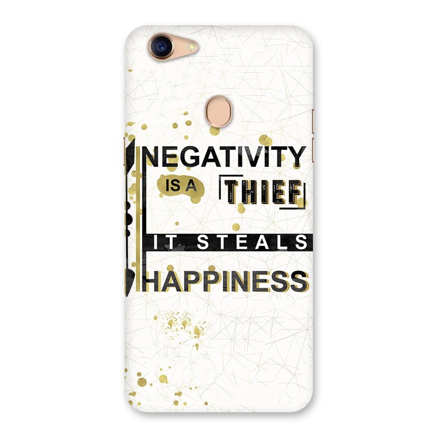 Negativity Thief Back Case for Oppo F5