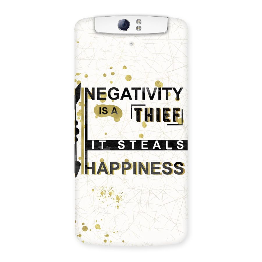 Negativity Thief Back Case for Oppo N1