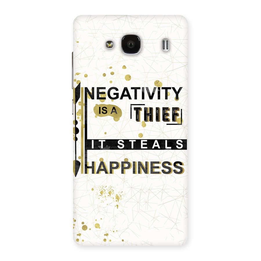 Negativity Thief Back Case for Redmi 2s