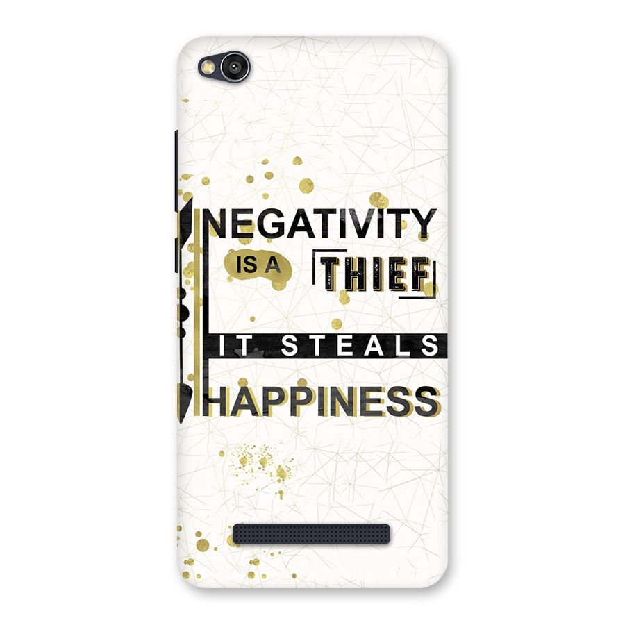 Negativity Thief Back Case for Redmi 4A