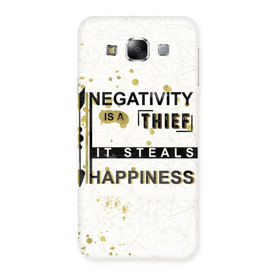 Negativity Thief Back Case for Samsung Galaxy E5