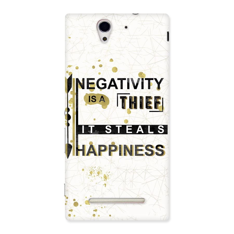 Negativity Thief Back Case for Sony Xperia C3