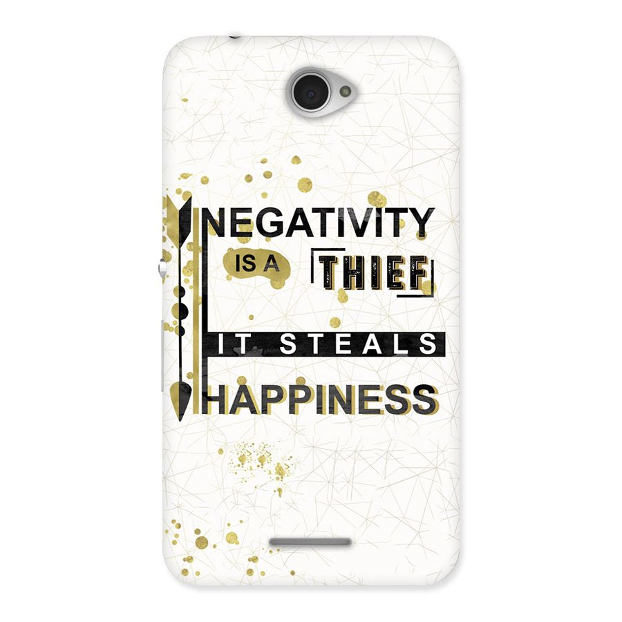 Negativity Thief Back Case for Sony Xperia E4