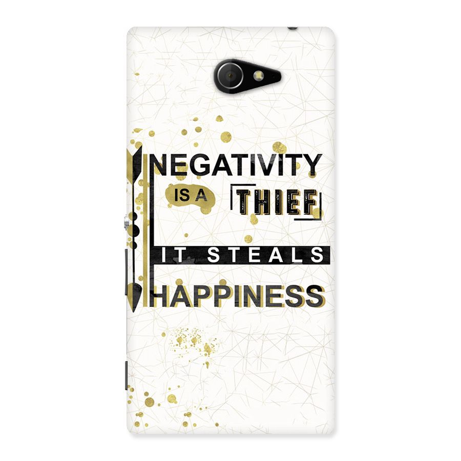 Negativity Thief Back Case for Sony Xperia M2