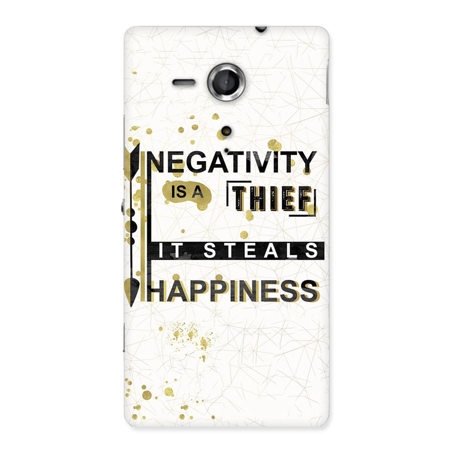 Negativity Thief Back Case for Sony Xperia SP