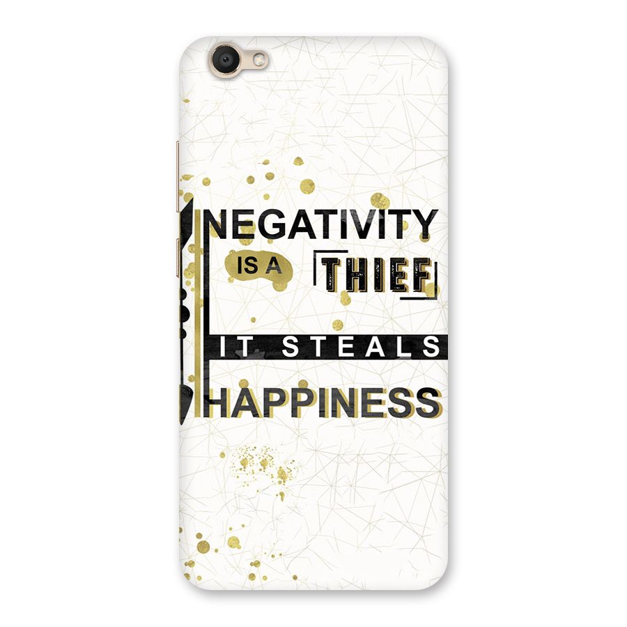 Negativity Thief Back Case for Vivo V5