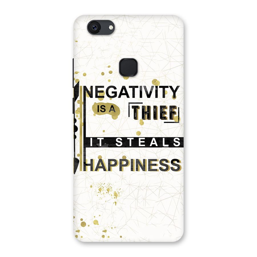 Negativity Thief Back Case for Vivo V7 Plus