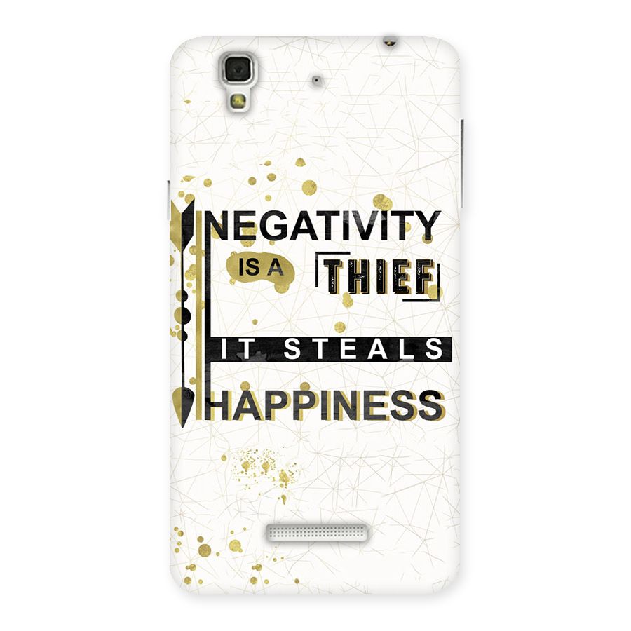 Negativity Thief Back Case for YU Yureka Plus
