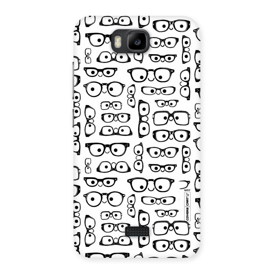 Nerdy Specs Back Case for Honor Bee