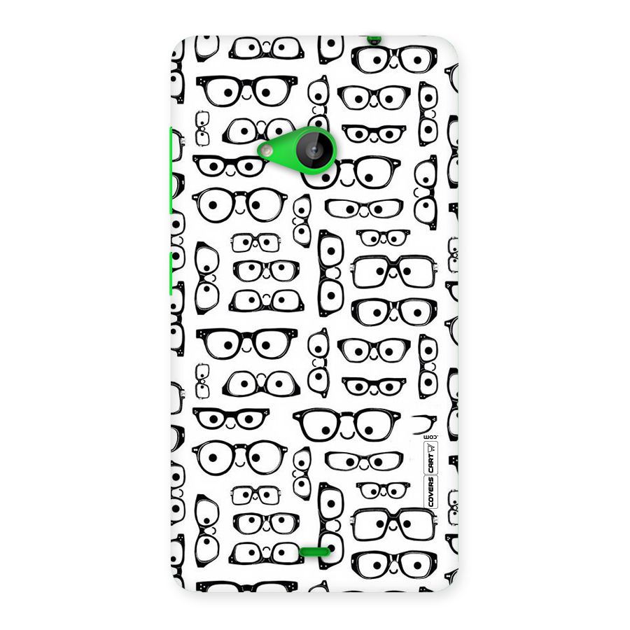 Nerdy Specs Back Case for Lumia 535