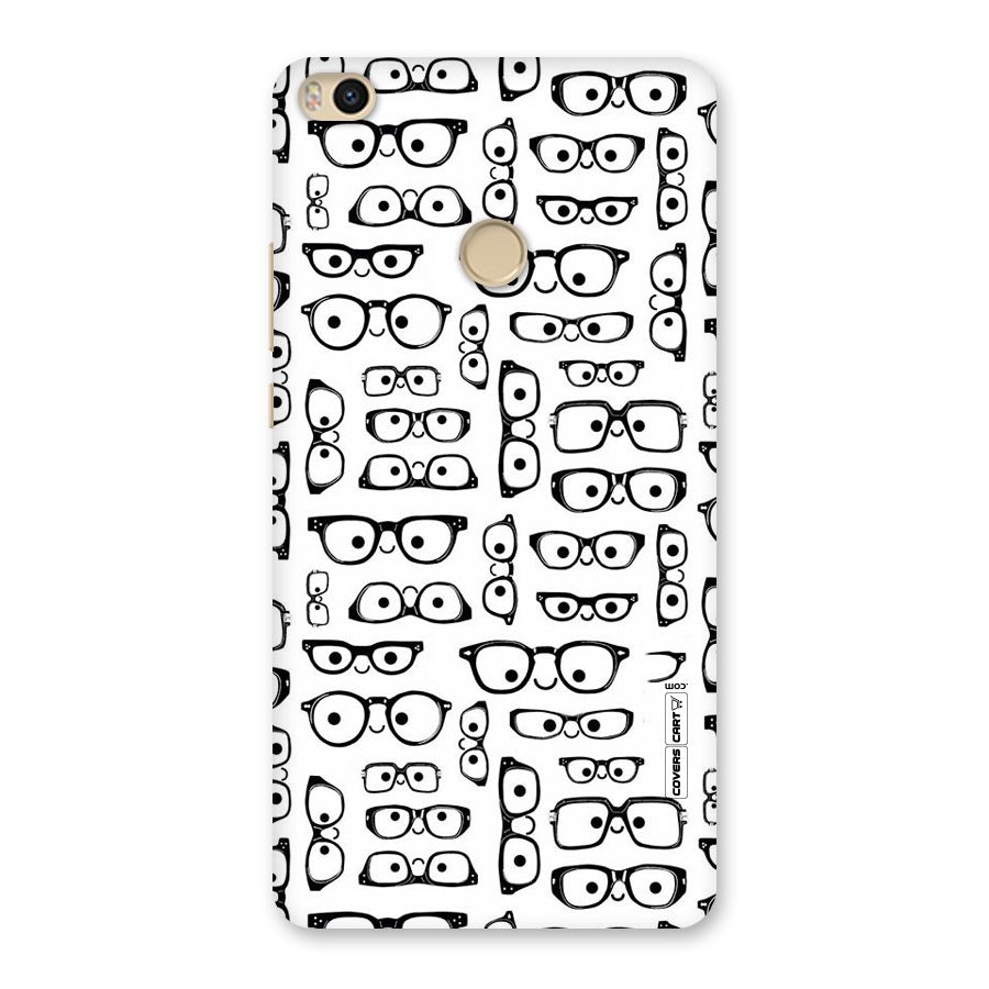 Nerdy Specs Back Case for Mi Max 2
