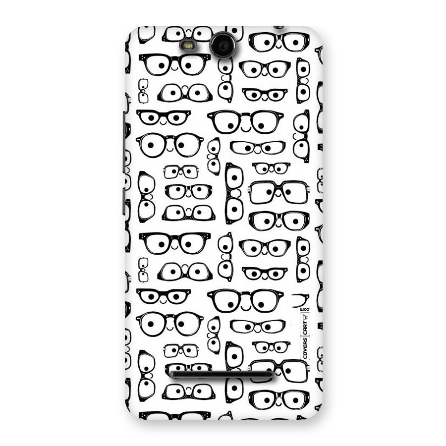 Nerdy Specs Back Case for Micromax Canvas Juice 3 Q392