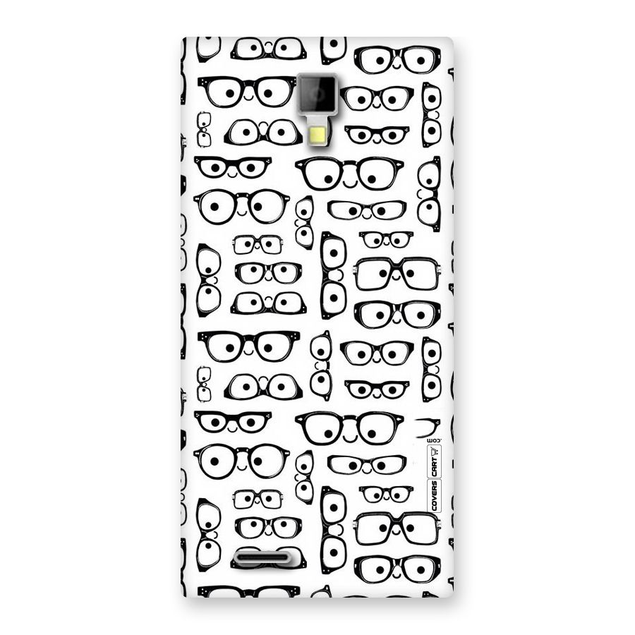 Nerdy Specs Back Case for Micromax Canvas Xpress A99
