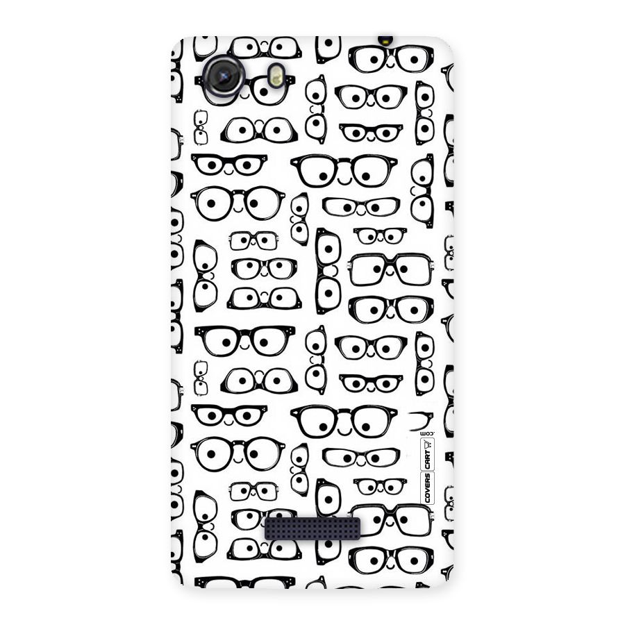 Nerdy Specs Back Case for Micromax Unite 3