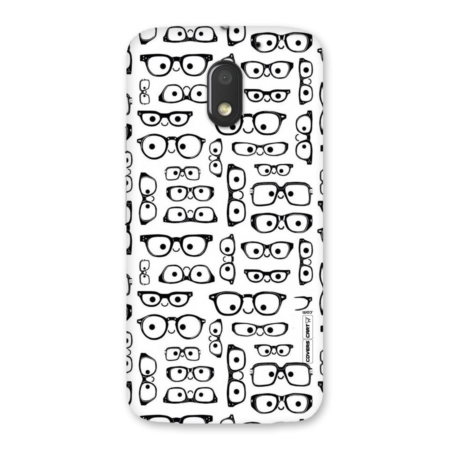 Nerdy Specs Back Case for Moto E3 Power