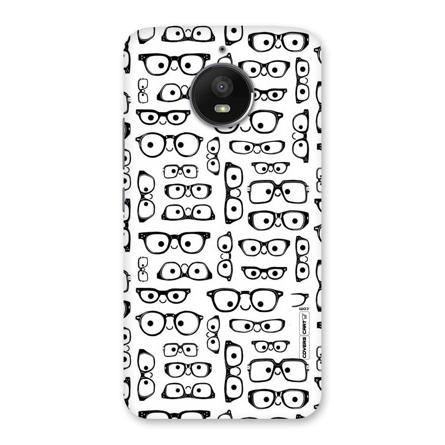 Nerdy Specs Back Case for Moto E4 Plus