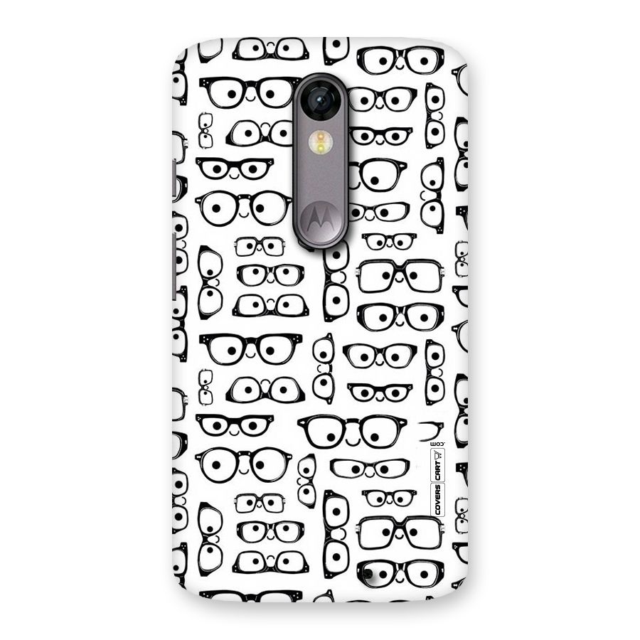 Nerdy Specs Back Case for Moto X Force
