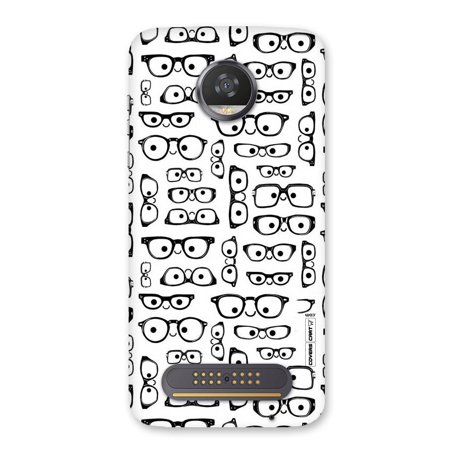 Nerdy Specs Back Case for Moto Z2 Play