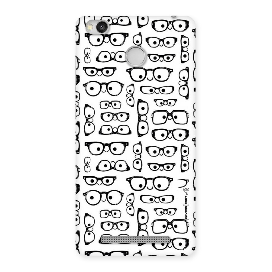 Nerdy Specs Back Case for Redmi 3S Prime