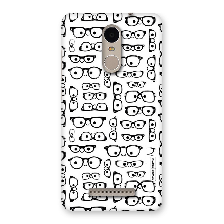 Nerdy Specs Back Case for Xiaomi Redmi Note 3