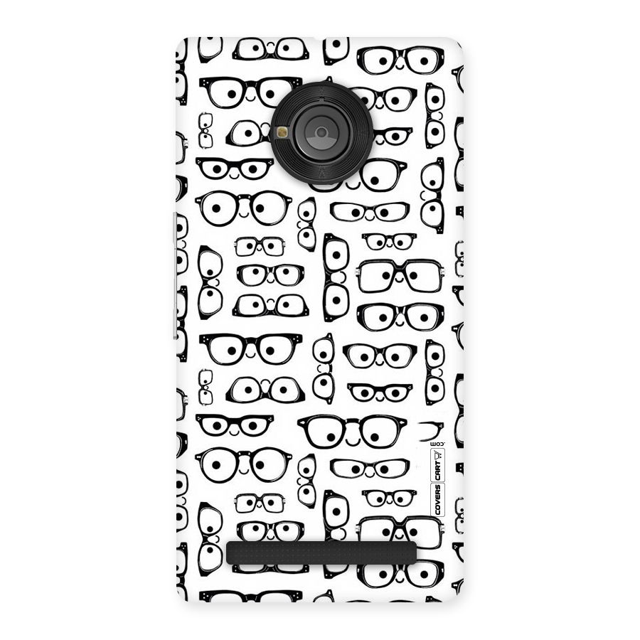 Nerdy Specs Back Case for Yu Yunique