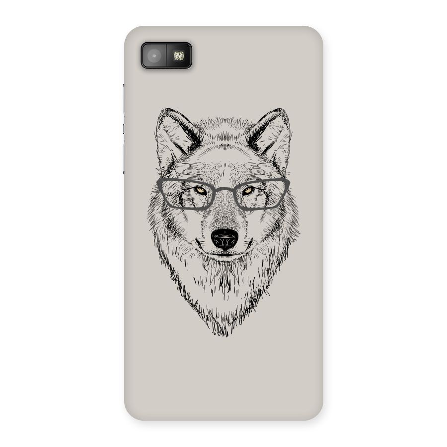 Nerdy Wolf Back Case for Blackberry Z10